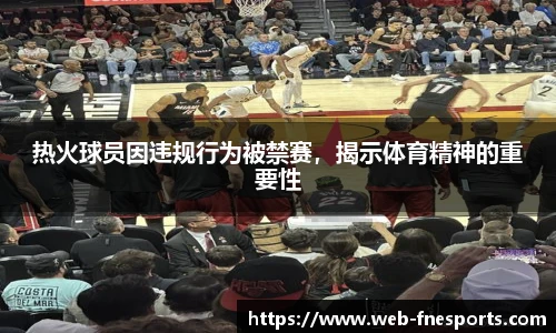 热火球员因违规行为被禁赛，揭示体育精神的重要性